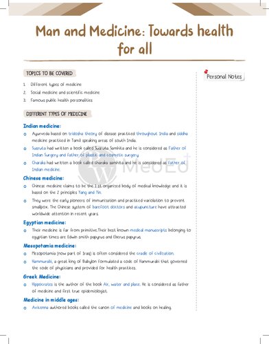 Physics Wallah MedEd Notes Community Medicine