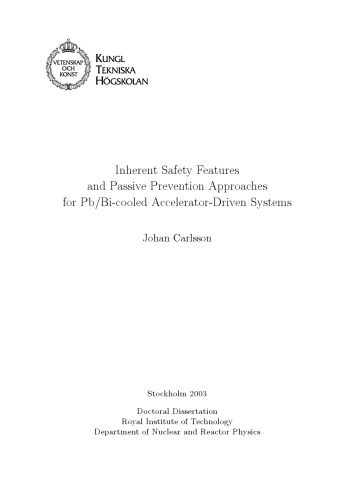 Inherent Safety Features and Passive Prevention Approaches for Pb Bi-cooled Accelerator-Driven Systems