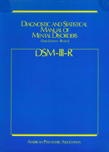 Diagnostic and Statistical Manual of Mental Disorders: DSM-III-R