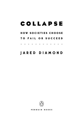 Collapse: How Societies Choose to Fail or Succeed