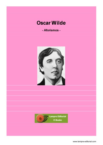 Aforismos - Oscar Wilde