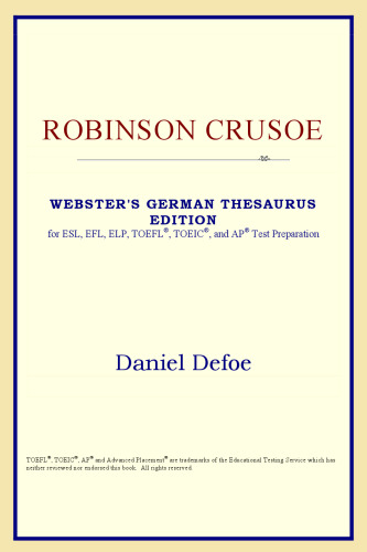 Robinson Crusoe (Webster's German Thesaurus Edition)