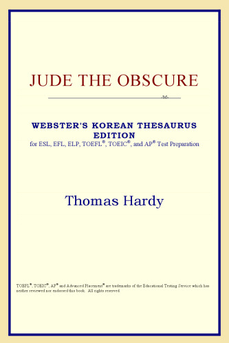 Jude the Obscure (Webster's Korean Thesaurus Edition)