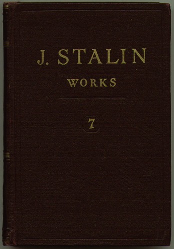 J. Stalin Works (1925, Volume 7)