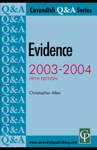 Evidence: Q & A Series (Q & a Series)