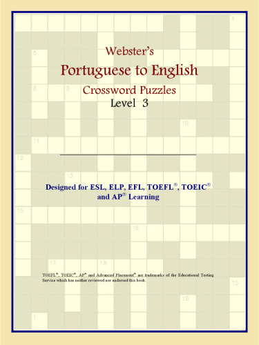 Webster's Portuguese to English Crossword Puzzles: Level 3