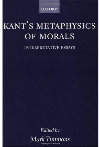 Kant's Metaphysics of Morals: Interpretative Essays