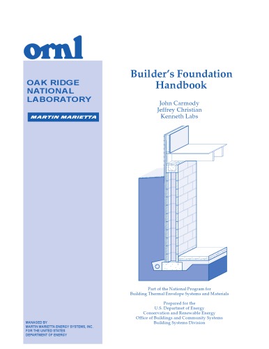 Builder's Foundation Handbook