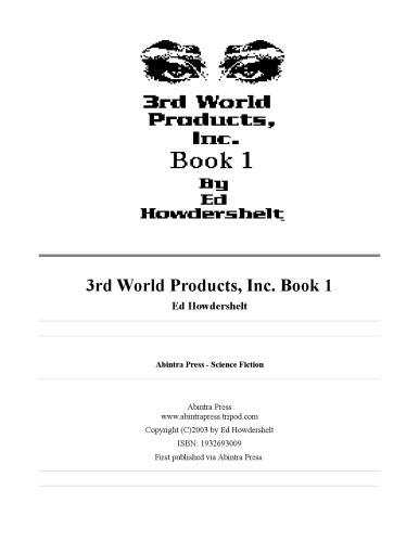 3rd World Products, Inc. Book 1