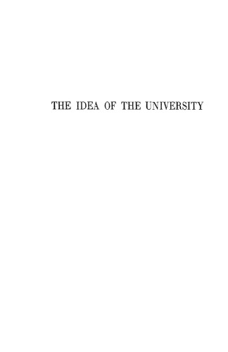 The Idea of the University