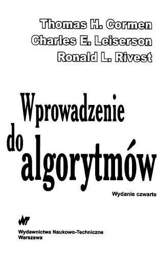 Wprowadzenie do algorytmów