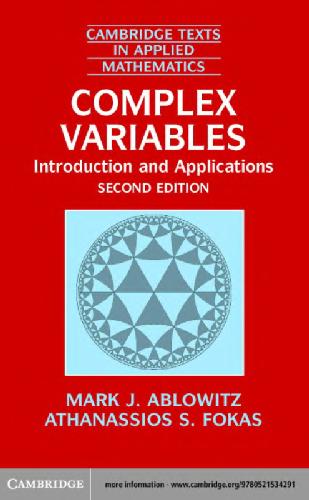 Complex variables: introduction and applications