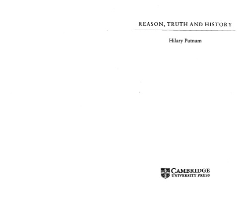 Reason, Truth and History