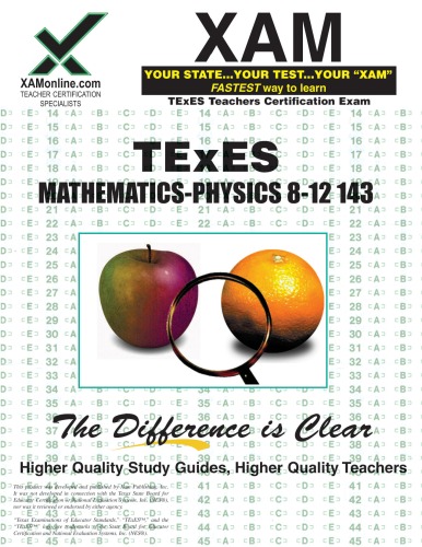 TExES Mathematics-Physics 8-12 143 Teacher Certification Test Prep Study Guide ()