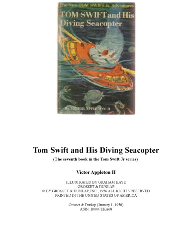 Tom Swift and His Diving Seacopter (The seventh book in the Tom Swift Jr series)