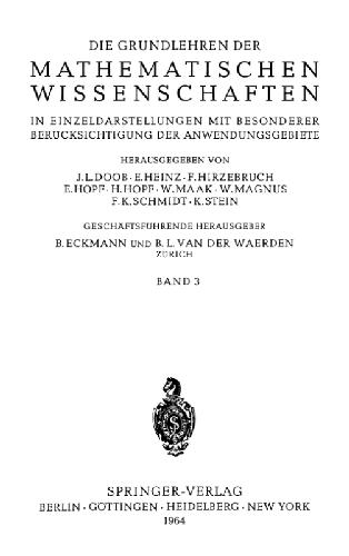 Vorlesungen ueber allgemeine Funktionentheorie und elliptische Funktionen