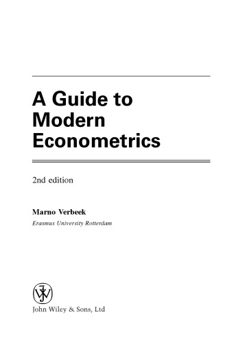 A Guide to Modern Econometrics