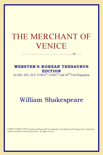 The Merchant of Venice (Webster's Korean Thesaurus Edition)