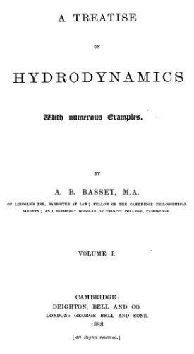 A treatise on hydrodynamics,