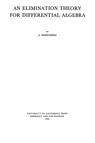 An elimination theory for differential algebra