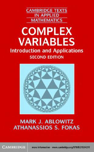 Complex Variables: Introduction and Applications