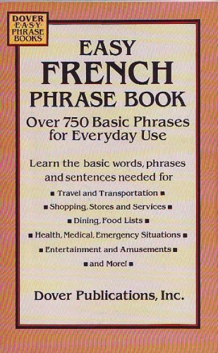 Easy French Phrase Book: Over 750 Phrases for Everyday Use