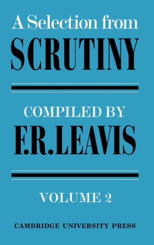 A Selection from Scrutiny: Volume 2