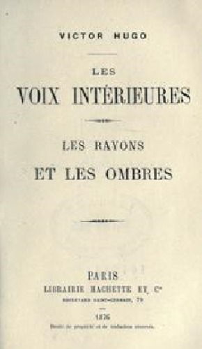 Les Rayons et les Ombres (Roman)