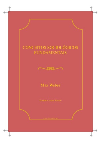 Conceitos Sociológicos Fundamentais