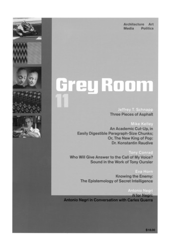 Grey Room 11, Spring 2003