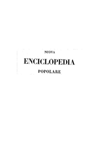 Supplemento alla nuova enciclopedia popolare con appendice: volume unico  djvu 