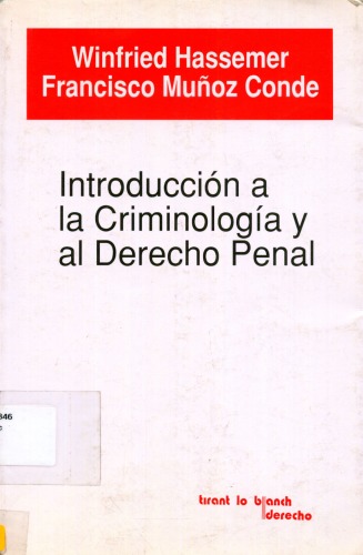 Introducción a la Criminología y al Derecho Penal  Spanish