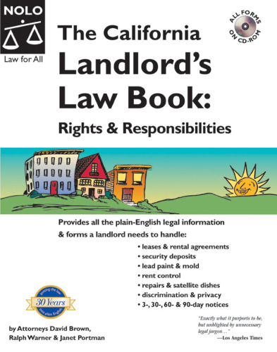 The California Landlord's Law Book: Rights and Responsibilities(11th Edition)