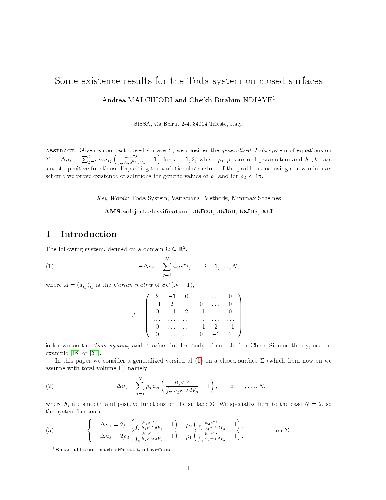 Some existence results for the Toda system on closed surfaces