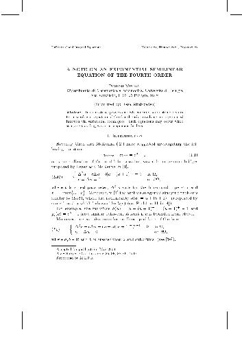 A note on an exponential semilinear equation of the fourth order
