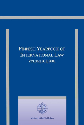 Finnish Yearbook of International Law 2001 (Finnish Yearbook of International Law)