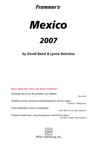 Frommer's Mexico 2007 (Frommer's Complete)