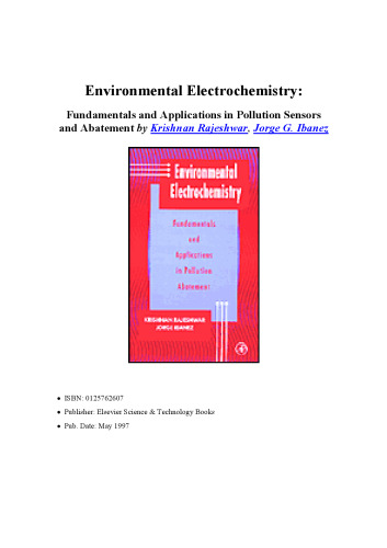 Environmental Electrochemistry