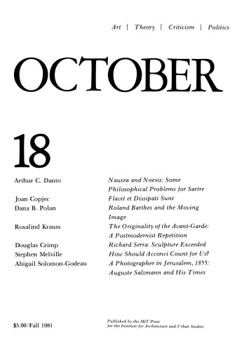 October journal No.18 Autumn (1981)