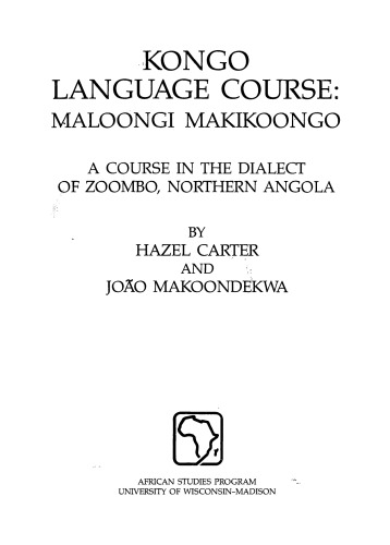 Kongo Language Course