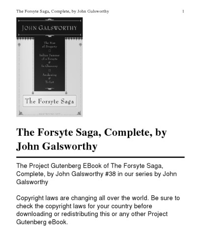 The Forsyte Saga - Complete