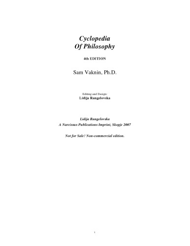 Cyclopedia of Philosophy