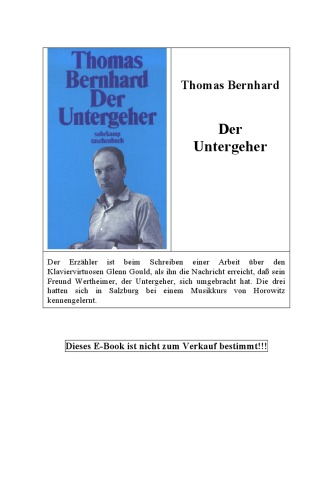 Der Untergeher