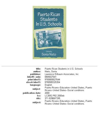 Puerto Rican students in U.S. schools