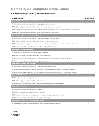 CompTIA A+ Complete Study Guide