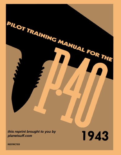 Pilots Manual P-40 Pilot Trainig Manual