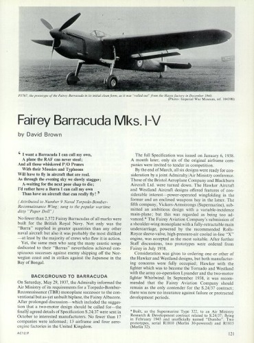 Fairey Barracuda Mks. I-V