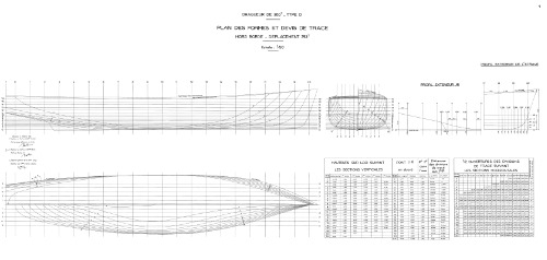 Чертежи кораблей французского флота ALTAIR 1956