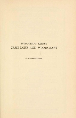 american boys book of camp lore and woodcraft  