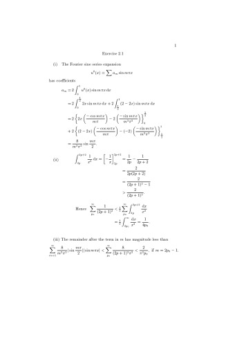 Numerical Solution of Partial Differential Equations solution manual  